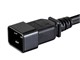 View product image Monoprice Heavy Duty Extension Cord - IEC 60320 C20 to IEC 60320 C19, 12AWG, 20A/2500W, SJTW, 250V, Black, 6ft - image 4 of 6