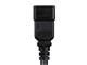 View product image Monoprice Heavy Duty Extension Cord - IEC 60320 C20 to IEC 60320 C19, 12AWG, 20A/2500W, SJTW, 250V, Black, 6ft - image 6 of 6