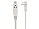 View product image Monoprice 3-Outlet Flat Plug Household Extension Cord, 16AWG, 13A,  SPT-2, White, 6ft - image 2 of 6