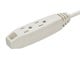 View product image Monoprice 3-Outlet Flat Plug Household Extension Cord, 16AWG, 13A,  SPT-2, White, 6ft - image 4 of 6