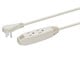 View product image Monoprice 3-Outlet Flat Plug Household Extension Cord, 16AWG, 13A,  SPT-2, White, 10ft - image 1 of 6