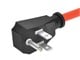 View product image Monoprice Coiled Power Extension Cord, 16AWG, 13A, SJT, Orange, Expands from 3ft to 10ft - image 3 of 6