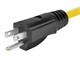 View product image Monoprice Outdoor Extension Cord - NEMA 5-15P to NEMA 5-15R, 14AWG, 15A, SJTW, Yellow, 25ft - image 3 of 6