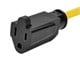 View product image Monoprice Outdoor Extension Cord - NEMA 5-15P to NEMA 5-15R, 14AWG, 15A, SJTW, Yellow, 25ft - image 4 of 6