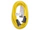 View product image Monoprice Outdoor Extension Cord - NEMA 5-15P to NEMA 5-15R, 14AWG, 15A, SJTW, Yellow, 25ft - image 5 of 6