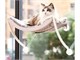 View product image MPM Cat Hammock Window Seat, Space Saving Window Mounted Cat Perch, Resting Shelf Sunny Seat Cat Bed for Indoor Cats, for Sunbathing, Napping, Overlooking - image 3 of 6