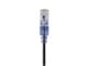 View product image Monoprice SlimRun Cat6A Ethernet Patch Cable - Snagless RJ45, Stranded, 550Mhz, UTP, Pure Bare Copper Wire, 10G, 30AWG, 7ft, Black, 1-Pack - image 2 of 4