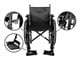 View product image SevaCare by Monoprice Folding Wheelchair with Adjustable Footrest - image 2 of 6
