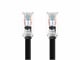 View product image Monoprice Cat6A 1ft Black Component Level Patch Cable, UTP, 24AWG, 500MHz, Pure Bare Copper, Snagless RJ45, Micro SlimRun Series Ethernet Cable - image 2 of 6
