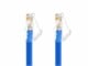 View product image Monoprice Cat6A 1ft Blue Component Level Patch Cable, UTP, 24AWG, 500MHz, Pure Bare Copper, Snagless RJ45, Micro SlimRun Series Ethernet Cable - image 3 of 6