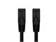 View product image Monoprice Cat6A 1ft Black Flexible TPE Patch Cable, UTP, 24AWG, 500MHz, Pure Bare Copper, Snagless RJ45, Flex Series Ethernet Cable - image 2 of 6