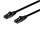 View product image Monoprice Cat6A 1ft Black Flexible TPE Patch Cable, UTP, 24AWG, 500MHz, Pure Bare Copper, Snagless RJ45, Flex Series Ethernet Cable - image 5 of 6