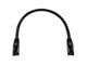 View product image Monoprice Cat6A 1ft Black Flexible TPE Patch Cable, UTP, 24AWG, 500MHz, Pure Bare Copper, Snagless RJ45, Flex Series Ethernet Cable - image 6 of 6