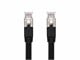 View product image Monoprice Cat6A 1ft Black PoE Patch Cable, 100W, PoE ++ (IEEE 802.3af/at/bt), UTP, 22AWG, 500MHz, Stranded Pure Bare Copper, Shielded RJ45, Ethernet Cable - image 2 of 6