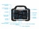 View product image PowerCache 1000 Lithium Portable Power Station - Black/Grey - image 3 of 6