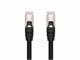 View product image Monoprice Cat6A 7ft Black Outdoor Patch Cable, Double Shielded (S/FTP), PE+PVC, 26AWG, 500MHz, Pure Bare Copper, Snagless RJ45, Flexboot Series Ethernet Cable Black - image 2 of 6