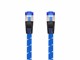 View product image Monoprice Cat6A 6in Braided Patch Cable, Durable Nylon Braided, Shielded (U/FTP), 32AWG, 10G, CM Pure Bare Copper, Snagless RJ45, Braided Series Ethernet Cable Black - image 2 of 5