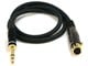View product image Monoprice 3ft Premier Series XLR Female to 1/4in TRS Male Cable, 16AWG (Gold Plated) - image 1 of 3
