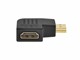 View product image Monoprice HDMI Right Angle Port Saver Adapter (Male to Female), 90-Degree, Vertical Flat Left - image 3 of 3