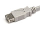 View product image Monoprice 1ft USB 2.0 A Male to A Female Extension 28/24AWG Cable - Beige - image 2 of 2