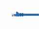 View product image Monoprice Cat5e Ethernet Patch Cable - Snagless RJ45, Stranded, 350MHz, UTP, Pure Bare Copper Wire, 24AWG, 0.5ft, Blue - image 2 of 3