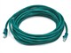 View product image Monoprice Cat5e Ethernet Patch Cable - Snagless RJ45, Stranded, 350MHz, UTP, Pure Bare Copper Wire, 24AWG, 20ft, Green - image 1 of 3