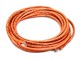 View product image Monoprice Cat6 Ethernet Patch Cable - Snagless RJ45, Stranded, 550MHz, UTP, Pure Bare Copper Wire, 24AWG, 20ft, Orange - image 1 of 3