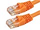 View product image Monoprice Cat6 Ethernet Patch Cable - Snagless RJ45, Stranded, 550MHz, UTP, Pure Bare Copper Wire, 24AWG, 20ft, Orange - image 2 of 3