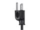 View product image Monoprice Power Cord - NEMA 5-15P to IEC 60320 C13, 18AWG, 10A/1250W, 125V, 3-Prong, Black, 1ft - image 5 of 6