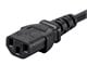 View product image Monoprice Power Cord - NEMA 5-15P to IEC 60320 C13, 18AWG, 10A/1250W, 125V, 3-Prong, Black, 10ft - image 4 of 6