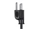 View product image Monoprice Power Cord - NEMA 5-15P to IEC 60320 C13, 18AWG, 10A/1250W, 125V, 3-Prong, Black, 10ft - image 5 of 6