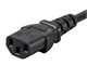 View product image Monoprice Power Cord - NEMA 5-15P to IEC 60320 C13, 16AWG, 13A/1625W, 3-Prong, Black, 3ft - image 4 of 6