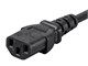 Monoprice Power Cord - NEMA 5-15P to IEC 60320 C13, 14AWG, 15A/1875W, 3-Prong, Black, 2ft-Small-Image-4
