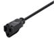 View product image Monoprice Extension Cord - NEMA 5-15P to NEMA 5-15R, 16AWG, 13A/1625W, 3-Prong, Black, 3ft - image 4 of 6