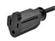 View product image Monoprice Extension Cord - Indoor & Outdoor NEMA 5-15P to NEMA 5-15R, 14AWG, 15A/1875W, 3-Prong, Black, 25ft - image 6 of 6