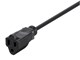View product image Monoprice Outdoor Extension Cord - NEMA 5-15P to NEMA 5-15R, 12AWG, 20A, SJTW, Black, 100ft - image 4 of 6