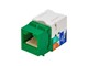 View product image Monoprice Cat5e Punch Down Keystone Jack for 22-24AWG Solid Wire, Green - image 3 of 6