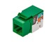 View product image Monoprice Cat5e Punch Down Keystone Jack for 22-24AWG Solid Wire, Green - image 4 of 6