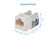 View product image Monoprice Cat5E Punch Down Keystone Jack - White - image 4 of 6