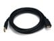 View product image Monoprice USB-A to USB-A Female 2.0 Extension Cable - 28/24AWG  Gold Plated  Black  10ft - image 1 of 3