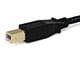 View product image Monoprice USB Type-A to USB Type-B 2.0 Cable - 28/24AWG, Gold Plated, Black, 1.5ft - image 3 of 3