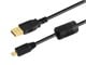View product image Monoprice USB Type-A to Micro Type-B 2.0 Cable - 5-Pin, 28/24AWG, Gold Plated, Black, 6ft - image 1 of 3
