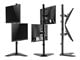 View product image Monoprice Dual Monitor Articulating Free Standing Vertical Desk Mount Bracket Stand V2 for 13~32in Monitors up to 17.6lbs, Black - image 4 of 6