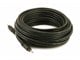 View product image Monoprice 25ft Premium 3.5mm Stereo Male to 3.5mm Stereo Male 22AWG Cable (Gold Plated) - Black - image 1 of 2