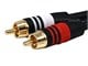 View product image Monoprice 1.5ft Premium 3.5mm Stereo Male to 2RCA Male 22AWG Cable (Gold Plated) - Black - image 2 of 3