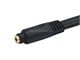 View product image Monoprice 6in Premium 3.5mm Stereo Female to 2x RCA Male Cable, 22AWG Gold Plated, Black - image 3 of 3