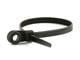 View product image Monoprice Mountable head Cable Tie 8in 40 lbs, 100 pcs/pack, Black - image 1 of 3