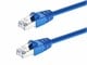 View product image Monoprice Cat6A 1ft Blue Patch Cable,  Double Shielded (S/FTP), 26AWG, 10G, Pure Bare Copper, Snagless RJ45, Fullboot Series Ethernet Cable - image 1 of 2