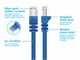 View product image Monoprice Cat6A 10ft Blue Patch Cable, Double Shielded (S/FTP), 26AWG, 10G, Pure Bare Copper, Snagless RJ45, Fullboot Series Ethernet Cable - image 3 of 6