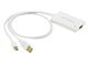 View product image Monoprice Mini DisplayPort 1.1 Male and USB Male Audio to HDMI Female Converting Adapter - image 1 of 3